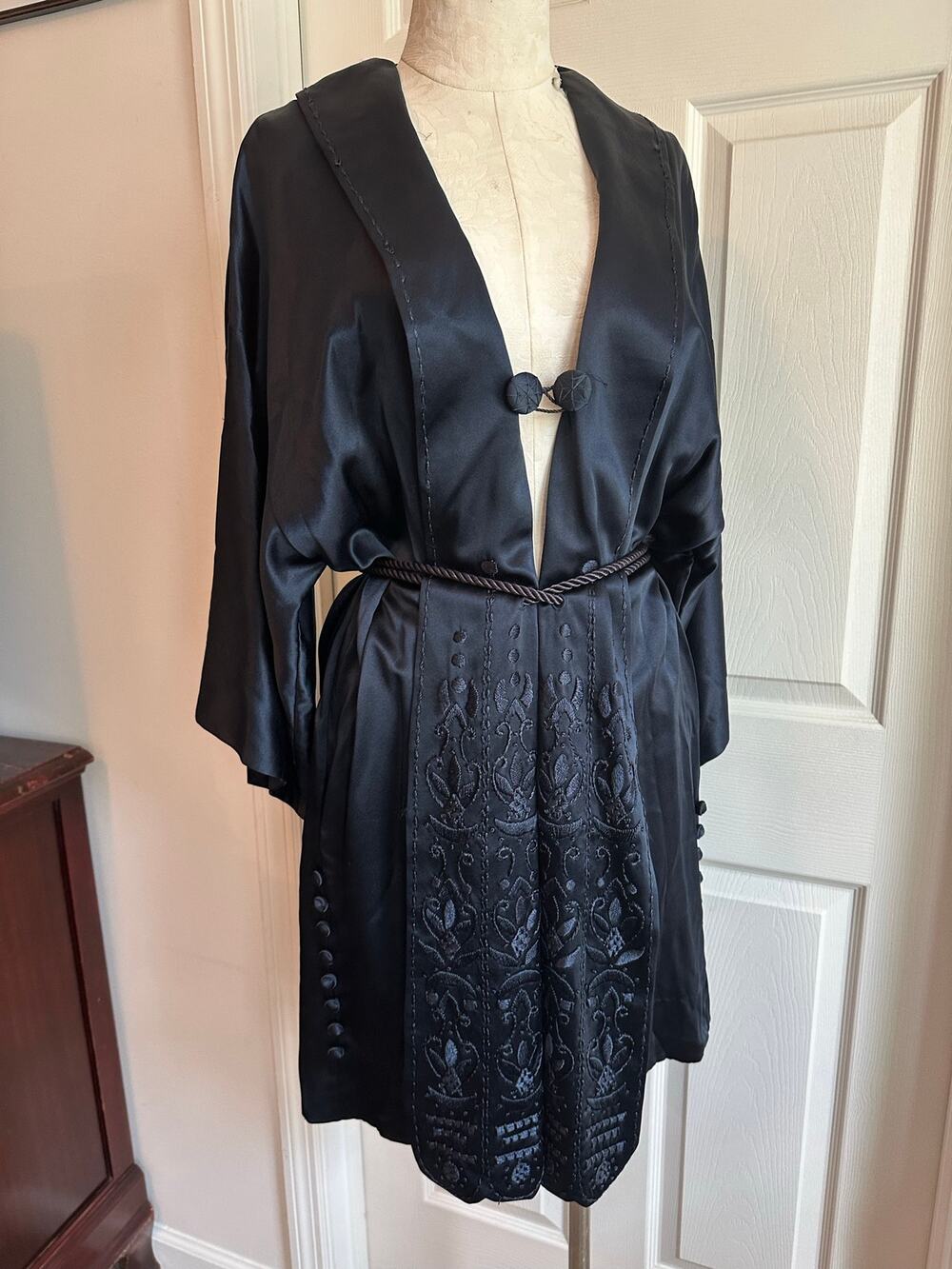3.1 Philip Lin 100% silk, embroidered kimono jacket